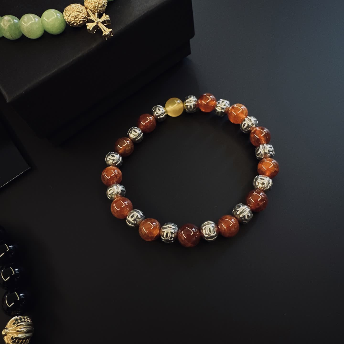 Chrome Hearts Beaded Bracelet Set